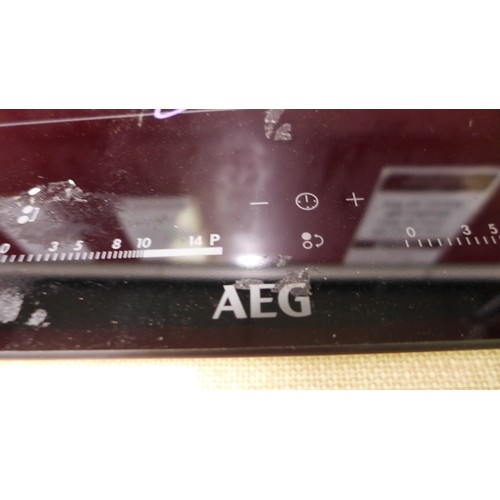 3125 - AEG Crystaline Induction 2-Zone Hob - Model no. HC452401EB  H55xW360xD520, Original RRP  £624.17 inc... 