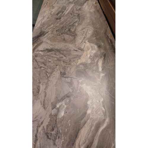 3114 - Terrazzo White Marble Effect Worktop (441-23)  * This lot is subject to vat