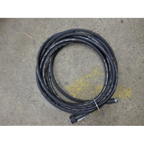 2235 - A large quantity of assorted power wash hoses