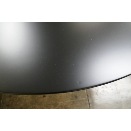 1382 - A black Tulip dining table - RRP £399