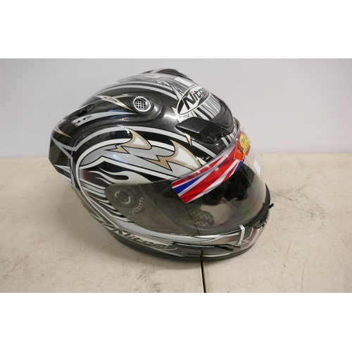 2368 - A Nitro Racing N810-X size M crash helmet