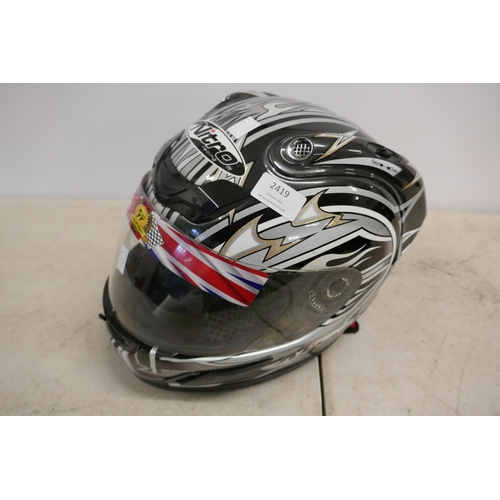 2368 - A Nitro Racing N810-X size M crash helmet