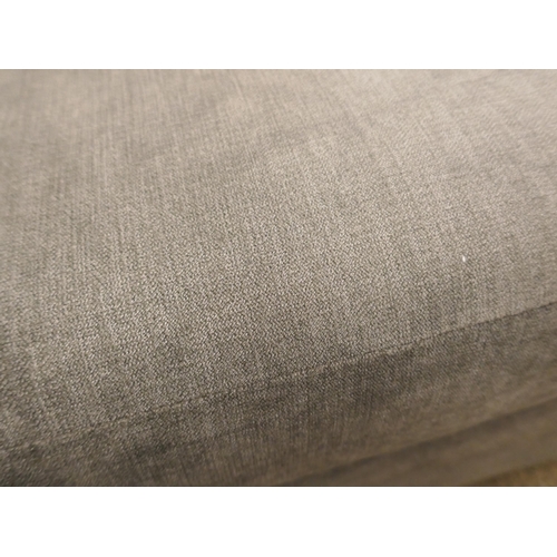 1613 - A grey upholstered corner sofa