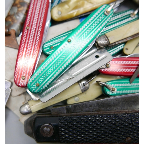 1005 - A collection of penknives