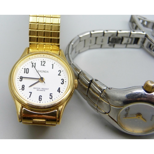 1050 - A lady's Sekonda watch and a lady's Ellesse watch