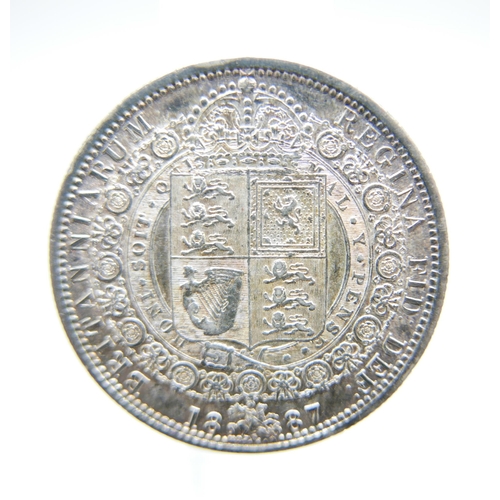 1113 - An 1887 half crown