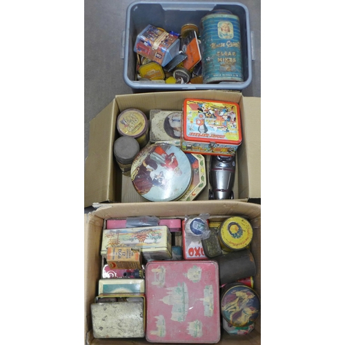 1234 - A large collection of mid 20th Century and later tins **PLEASE NOTE THIS LOT IS NOT ELIGIBLE FOR IN-... 