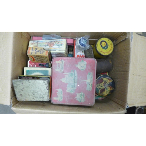 1234 - A large collection of mid 20th Century and later tins **PLEASE NOTE THIS LOT IS NOT ELIGIBLE FOR IN-... 