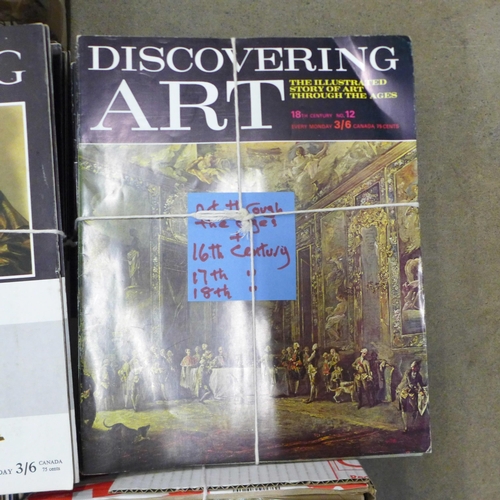 1242 - A collection of magazines; Discovering Art, Model Collection 1980-1995, 1993-1998, 1999-02 and Class... 