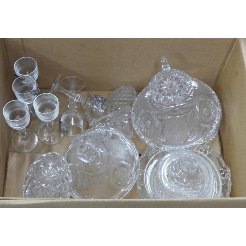 1246 - A collection of crystal and glass; tumblers, wine glasses, brandy glasses, etc. **PLEASE NOTE THIS L... 