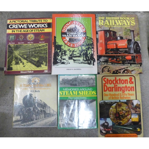 1254 - Two boxes of books on railways **PLEASE NOTE THIS LOT IS NOT ELIGIBLE FOR IN-HOUSE POSTING AND PACKI... 