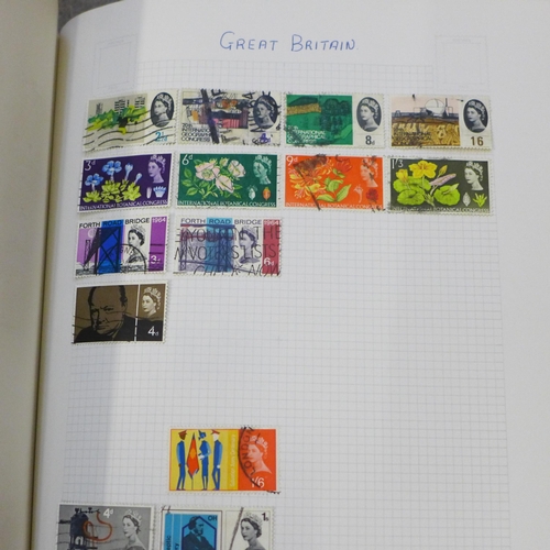 736 - Stamps; a box of stamps, covers, etc., loose and in albums