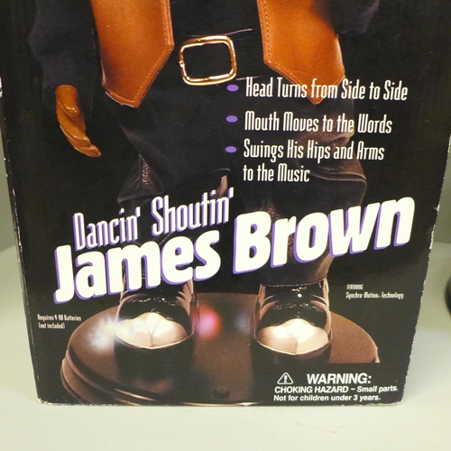 750 - James Brown, Dancin' Shoutin', The Godfather of Soul large model, boxed