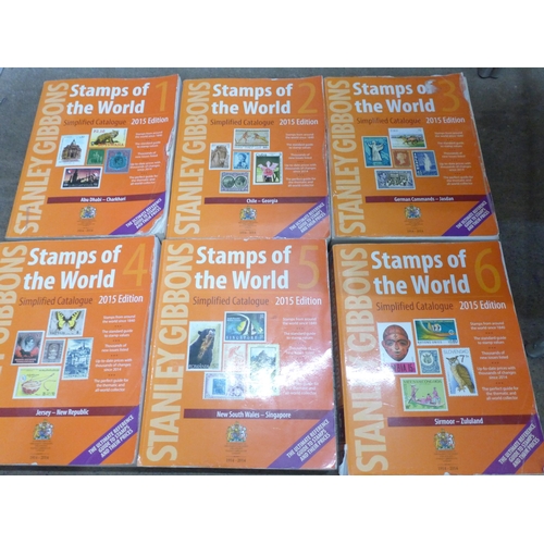 772 - Stamps; a full set of six SG Stamps of the World, 2015 catalogues