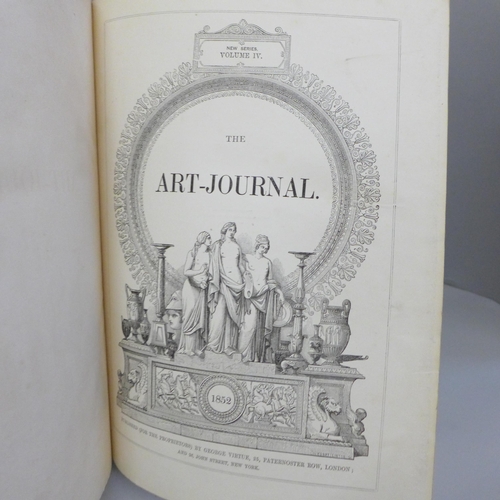 776 - Two The Art Journals 1851/1852 - George Virtue, Illustrated Guide to Art History and Theory