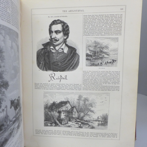 776 - Two The Art Journals 1851/1852 - George Virtue, Illustrated Guide to Art History and Theory