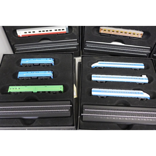 783 - Nine sets of Atlas Editions mini trains 1/200, boxed