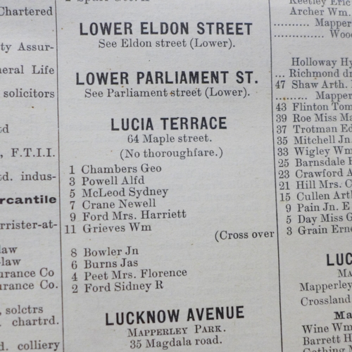 784 - Kelly's Directory of Derbyshire, Nottinghamshire, Leicestershire and Rutland, 1932 and Nottingham an... 