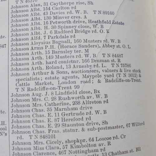 784 - Kelly's Directory of Derbyshire, Nottinghamshire, Leicestershire and Rutland, 1932 and Nottingham an... 