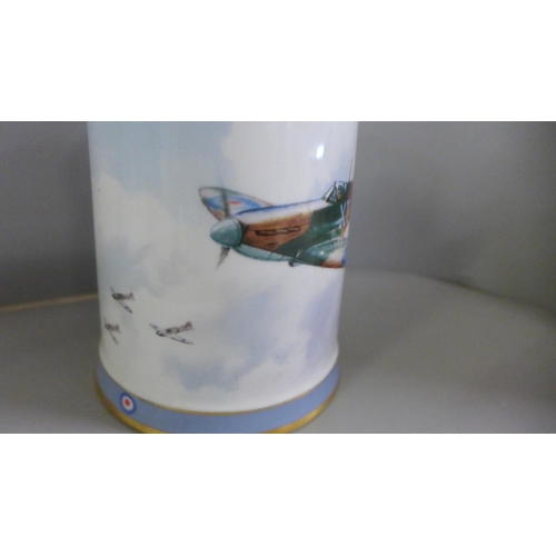 824 - Six Royal Doulton RAF commemorative tankards