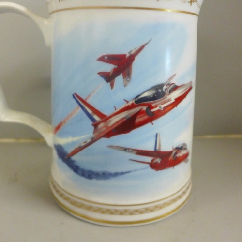 824 - Six Royal Doulton RAF commemorative tankards