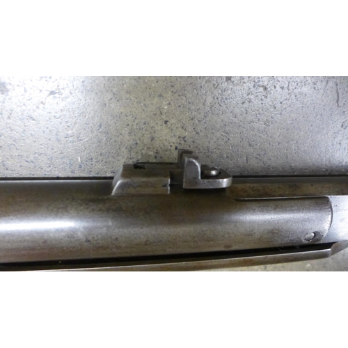 834 - A .22 calibre Milita top catch air rifle