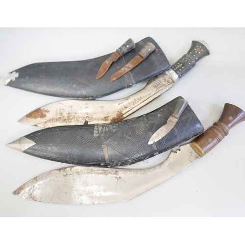 838 - Two Gurkha kukri