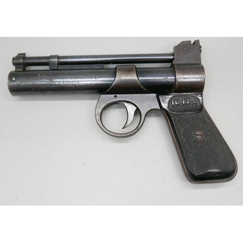 840 - A Webley Junior .177 target shooting air pistol