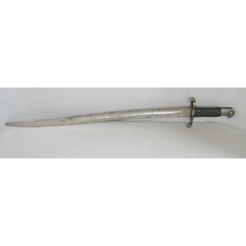 842 - A bayonet, no scabbard **PLEASE NOTE THIS LOT IS NOT ELIGIBLE FOR IN-HOUSE POSTING AND PACKING**