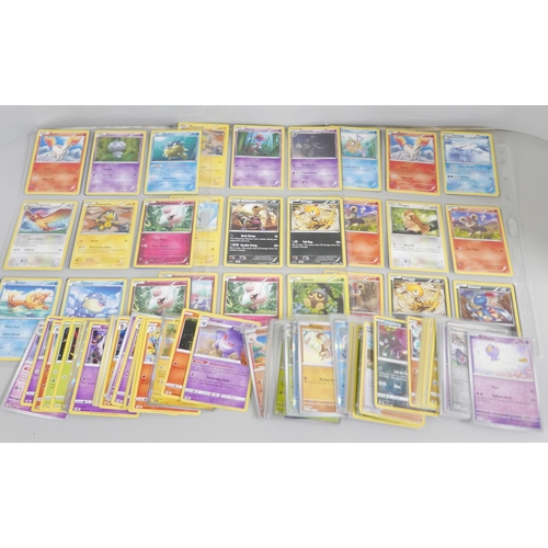 845 - Vintage Pokemon cards including fifty holographic