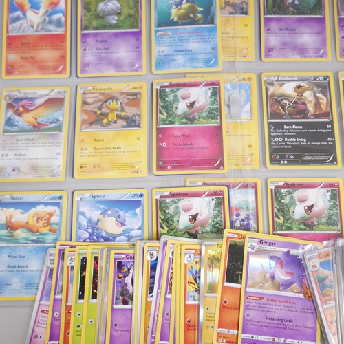 845 - Vintage Pokemon cards including fifty holographic