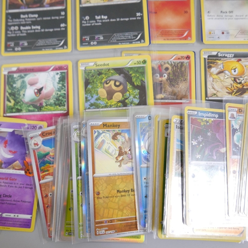 845 - Vintage Pokemon cards including fifty holographic