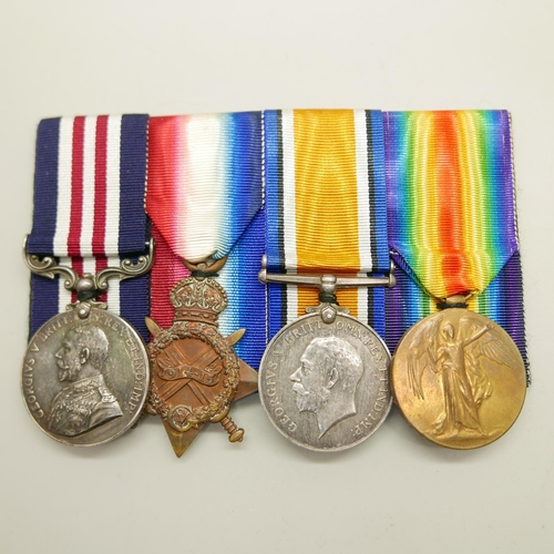 892 - A George V WWI Military Medal group, 62812 Gnr. W.E. Oakley, A.103/BDE. R.F.A.