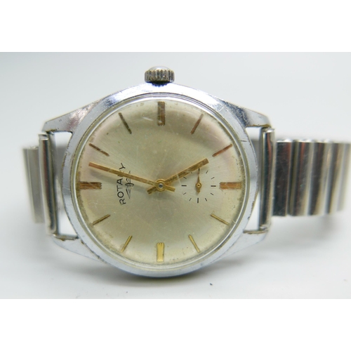 969 - Seven vintage wristwatches