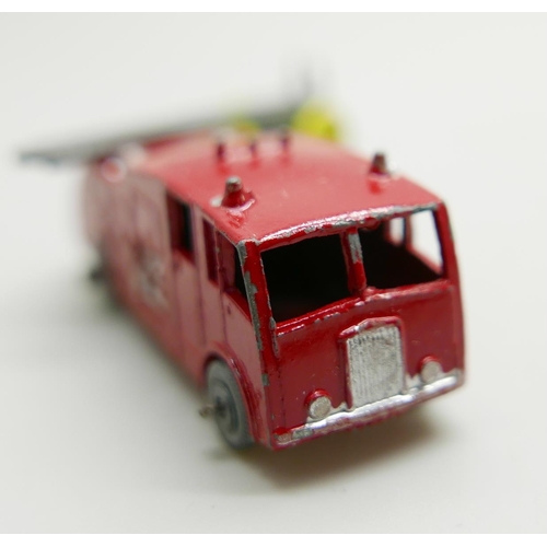 976 - Two boxed Benbros Qualitoy T.V. Series models, No.2 log-cart and No.9 fire engine and ladder, each b... 