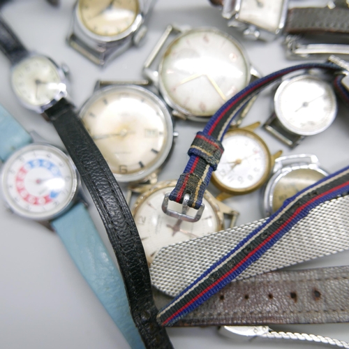 987 - Assorted lady's and gentleman's mechanical wristwatches