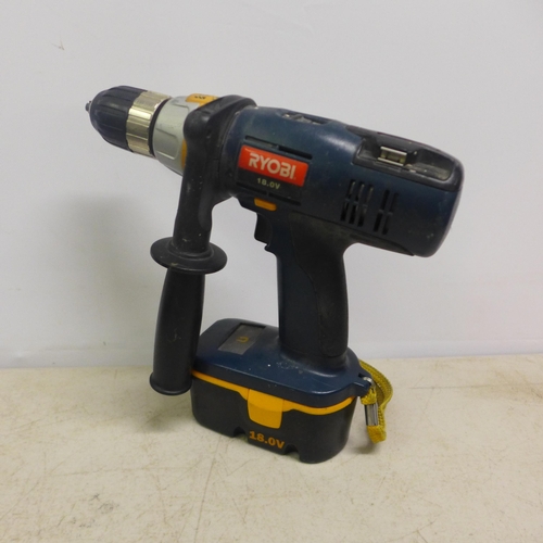 2009 - Five assorted cased drills including a Toledo TCD-240012 24v cordless power drill and a Fern power d... 