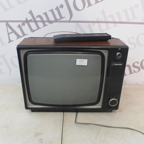 2113 - Three portable TVs, Pye T173, Ferguson 3840, 14