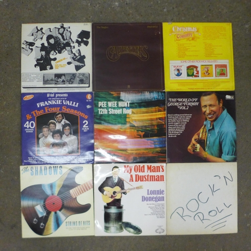 2114 - A collection of approximately 120 LP records from the 60s and 70s including Johnny Mathis, Glenn Mil... 