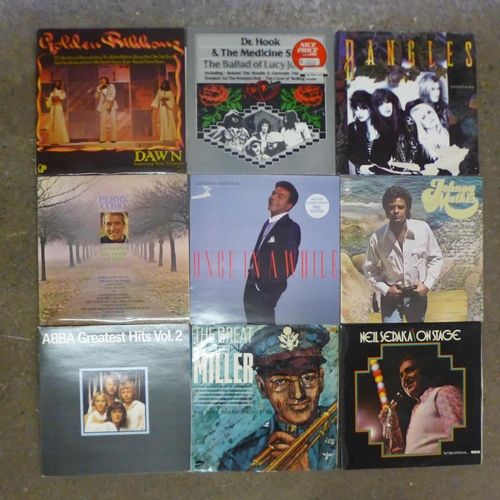 2114 - A collection of approximately 120 LP records from the 60s and 70s including Johnny Mathis, Glenn Mil... 