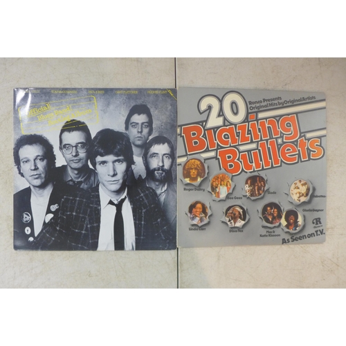 2115 - A box of 20 Rock n Roll LPs including Pink Floyd, Rush, Hendrix, The Who, Sex Pistols and Rolling St... 