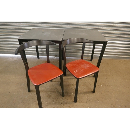 2151 - Two outdoor/garden tables and two chairs