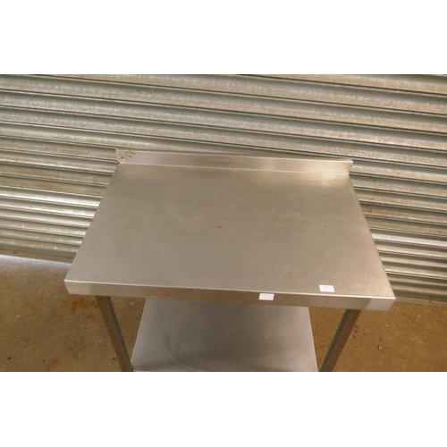 2152 - A 90 x 58cm stainless steel prep table