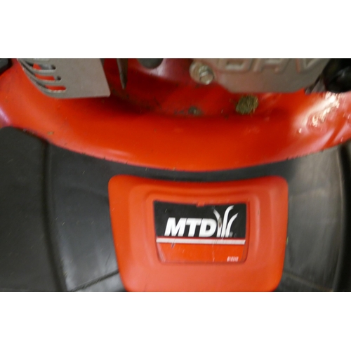 2156A - A MTD self propelled petrol driven lawn mower with collection box and Kawasaki advance S3 SPKV HW pe... 