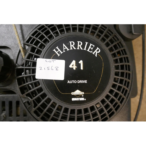 2156B - A Hayter petrol driven lawn mower with collection box and Harrier 41 autodrive petrol engine. *Polic... 