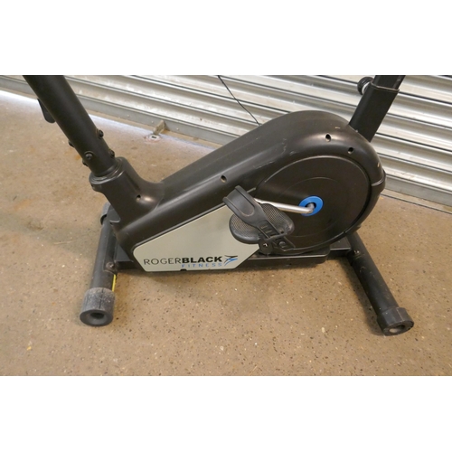 2171 - A Roger Black fitness exercise bike with heart rate monitor