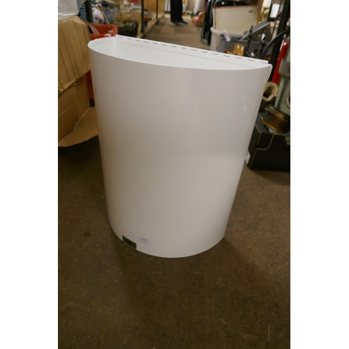 2362 - 6 Linton Metalware half round metal wall mountable litter bins