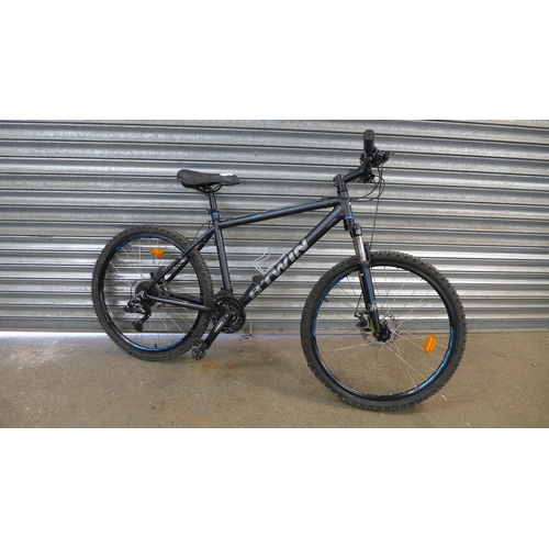 2163 - A B-Twin Rockrider 500 Aluminium framed front suspension hardtail mountain bike. *Police repossessio... 