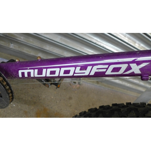 2166 - A Muddyfox Synergy 20 girl's MTB and a Space scooter