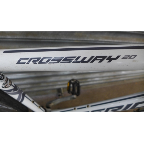 2167 - A men's Merida Crossway 20 52cm aluminium framed front suspension hardtail mountain bike